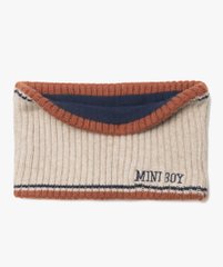 Écharpe snood bébé garçon en maille côtelée doublée polaire vue1 - GEMO(BEBE DEBT) - GEMO