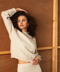 Pull à col montant coupe loose femme vue1 - GEMO 4G FEMME - GEMO