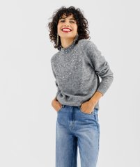 Pull en laine à strass et perles femme vue1 - GEMO(FEMME PAP) - GEMO