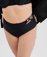 Bas de maillot de bain à broderie et détail ajouré femme grande taille vue1 - GEMO (PLAGE) - GEMO