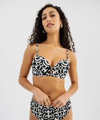 Haut de maillot de bain corbeille à armatures et bonnets moussés femme vue1 - GEMO (PLAGE) - GEMO