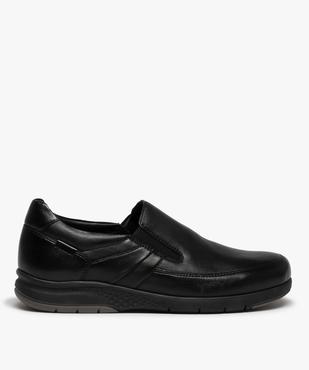 Mocassins homme confort dessus cuir uni vue1 - GEMO (CONFORT) - GEMO