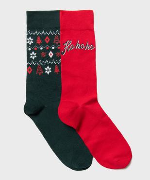 Chaussettes de Noël homme vue1 - GEMO(HOMWR HOM) - GEMO