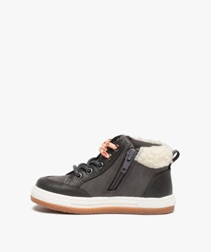 Baskets bébé garçon mid-cut à col sherpa - LuluCastagnette vue3 - LULU CASTAGNETT - GEMO