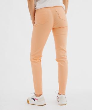 Pantalon coupe Slim taille normale femme vue3 - GEMO 4G FEMME - GEMO
