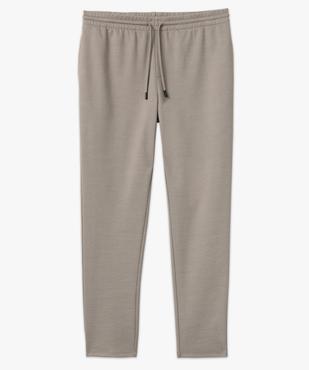 Pantalon en maille avec ceinture ajustable homme vue4 - GEMO (HOMME) - GEMO