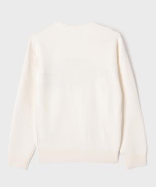 Pull en viscose avec inscription poitrine garçon vue3 - GEMO (JUNIOR) - GEMO