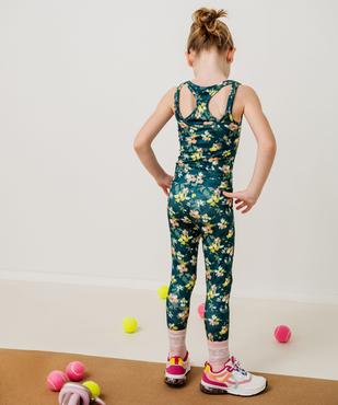 Débardeur de sport court à dos fantaisie fille vue2 - GEMO 4G FILLE - GEMO