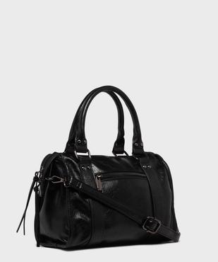 Sac à main verni mat à clous et bandoulière amovible femme vue2 - GEMO (ACCESS) - GEMO