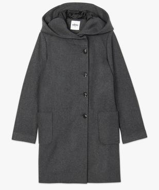 Manteau femme avec grande capuche vue4 - GEMO(FEMME PAP) - GEMO