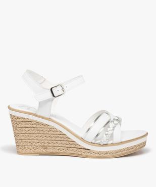 Sandales femme à talon dessus cuir - Tanéo vue1 - TANEO - GEMO