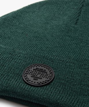 Bonnet en fine maille unie à revers garçon  vue2 - GEMO 4G GARCON - GEMO