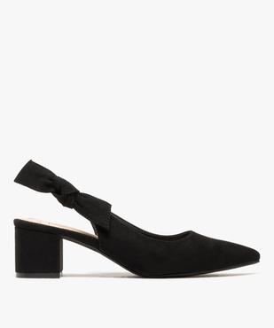 Escarpins sling-back avec noeud sur le côté femme - Valentina Baldano vue1 - VALENTINA BALDANO GEMO FORGOOD - GEMO