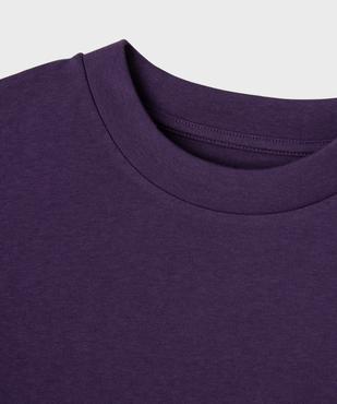 Tee-shirt manches courtes en jersey de coton garçon vue2 - GEMO (JUNIOR) - GEMO