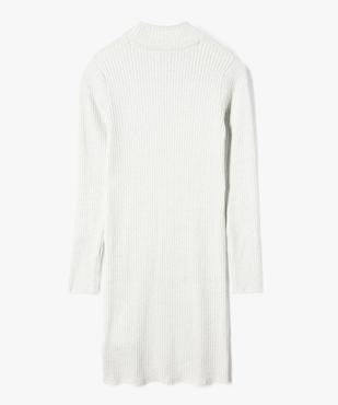 Robe moulante pailletée en maille côtelée fille vue3 - GEMO (JUNIOR) - GEMO