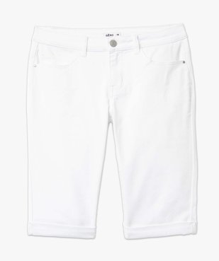 Bermuda femme en coton extensible coupe slim vue4 - GEMO(FEMME PAP) - GEMO