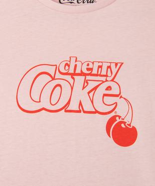Pyjashort à motifs Cherry Coke fille - Coca Cola vue3 - COCA COLA - GEMO