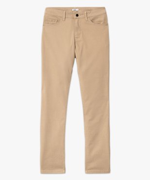 Pantalon 5 poches coupe slim en toile extensible homme vue4 - GEMO 4G HOMME - GEMO
