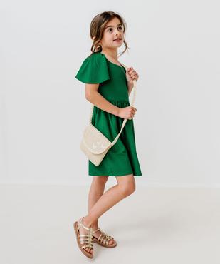 Robe en maille texturée à col modulable fille vue6 - GEMO 4G FILLE - GEMO