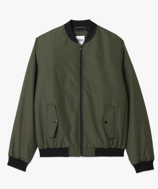 Blouson zippé style bombers homme vue5 - GEMO 4G HOMME - GEMO