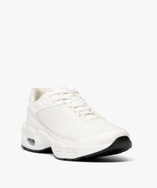 Baskets running en mesh renforcé avec semelle à bulle d'air homme  vue3 - 5 MILES - GEMO