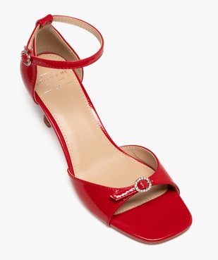 Sandales vernies avec boucles à strass femme vue5 - FOLLOW ME - GEMO