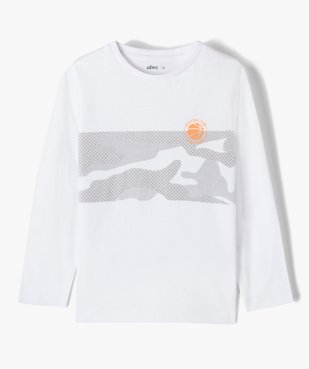 Tee-shirt garçon à manches longues imprimé sport vue2 - GEMO 4G GARCON - GEMO