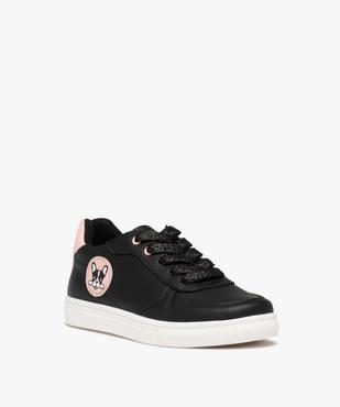 Baskets fille mid-cut à détails brillants et vernis vue2 - GEMO (ENFANT) - GEMO