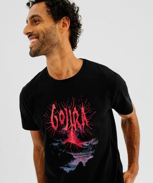 Tee-shirt manches courtes avec motif sur l’avant homme - Gojira vue2 - GOJIRA - GEMO