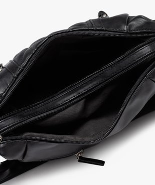 Sac bandoulière souple et matelassé femme vue3 - GEMO (ACCESS) - GEMO