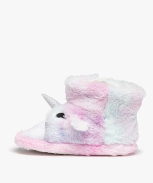 Chaussons boots doux en forme de licorne fille vue3 - GEMO (ENFANT) - GEMO