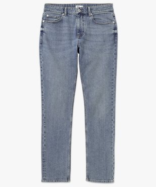 Jean coupe Regular coloris délavé homme vue8 - GEMO 4G HOMME - GEMO