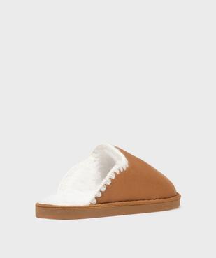 Chaussons mules fourrées femme vue4 - GEMO(HOMWR FEM) - GEMO