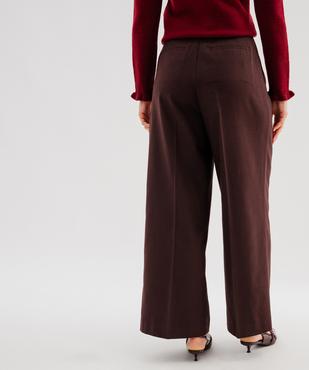 Pantalon ample à pinces femme vue3 - GEMO(FEMME PAP) - GEMO