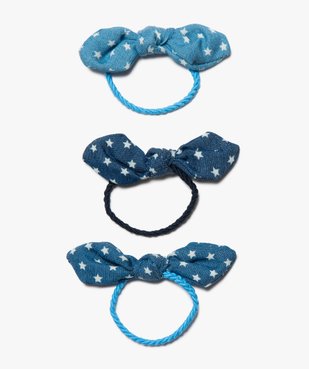 Elastiques cheveux fille à motifs étoiles (lot de 3) vue1 - GEMO (ACCESS) - GEMO