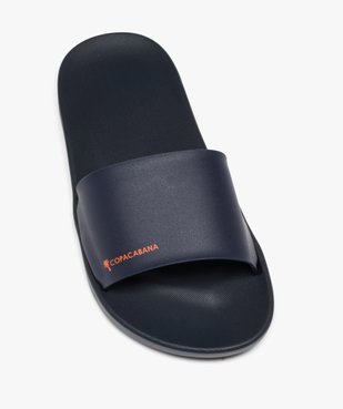Mules de piscine garçon unies à large bandeau - Copacabana vue5 - COPACABANA - GEMO