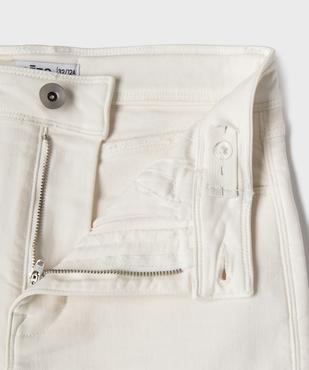 Short en toile denim avec taille haute ajustable fille vue2 - GEMO (JUNIOR) - GEMO