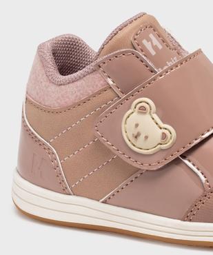 Chaussures premiers pas fermeture scratch bébé fille - Hobiz vue6 - HOBIZ - GEMO