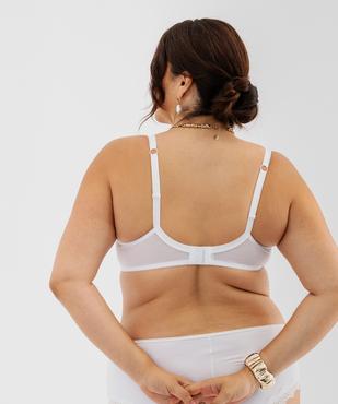 Soutien-gorge grande taille à armatures et coques fines  vue11 - GEMO(HOMWR FEM) - GEMO