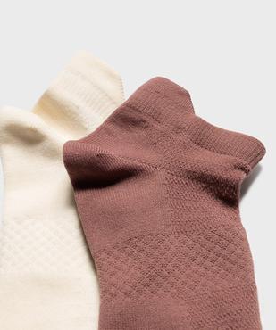 Chaussettes de sport basses avec tige de maintien femme (lot de 2 paires) vue3 - GEMO(HOMWR FEM) - GEMO