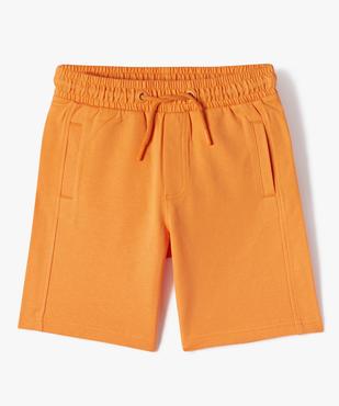 Bermuda en maille avec taille élastique garçon vue2 - GEMO (ENFANT) - GEMO