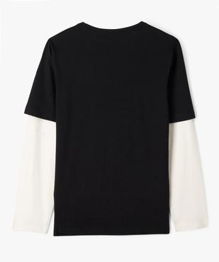 Tee-shirt manches longues effet 2 en 1 garçon - Dragon Ball Z vue3 - DRAGON BALL Z - GEMO