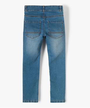 Jean garçon coupe Slim légèrement délavé vue4 - GEMO (ENFANT) - GEMO