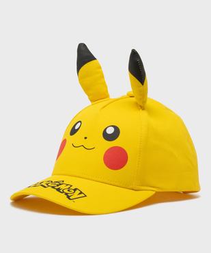 Casquette à motif Pikachu avec oreilles fantaisie garçon - Pokemon vue1 - POKEMON - GEMO
