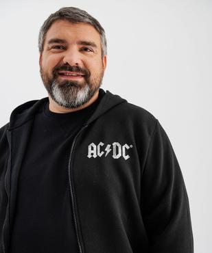 Sweat à capuche zippé imprimé homme - AC/DC vue9 - ACDC - GEMO