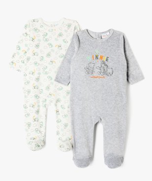 Pyjama dors bien avec motifs Winnie l’Ourson bébé garçon (lot de 2) - Disney Baby vue1 - DISNEY BABY - GEMO