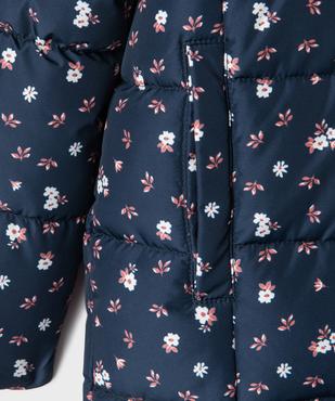 Parka matelassée à capuche doublure chaude fille vue2 - GEMO 4G FILLE - GEMO