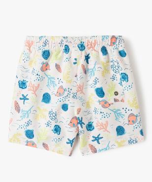 Short de bain garçon avec motifs marins vue3 - GEMO (ENFANT) - GEMO