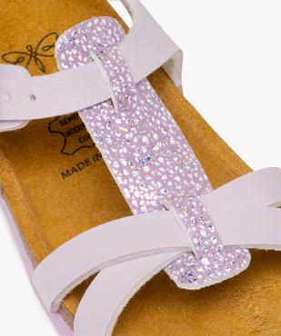Sandales à brides avec paillettes fermeture boucle bébé fille - Lovely Wings vue6 - LOVELY WINGS GEMO FOR GOOD - GEMO