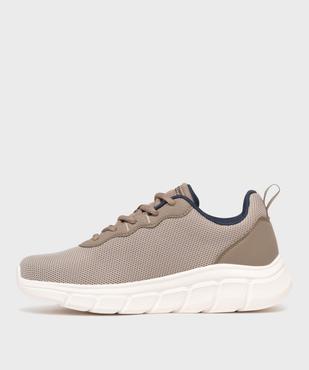 Baskets basses running en mesh homme - Skechers vue3 - SKECHERS - GEMO